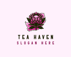 South Africa Flower Blossom logo design