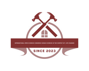 Roof - House Carpentry Hammer logo design