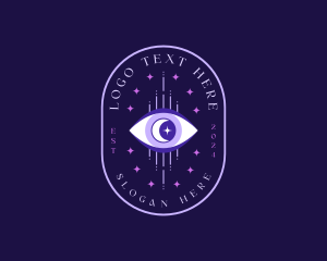 Mystical Boho Eye Logo