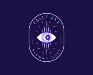 Mystical Boho Eye logo design