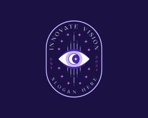 Mystical Boho Eye logo design