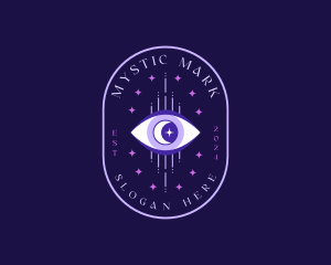 Mystical Boho Eye logo design