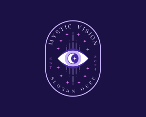 Mystical Boho Eye logo design