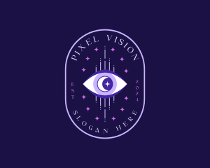 Mystical Boho Eye logo design