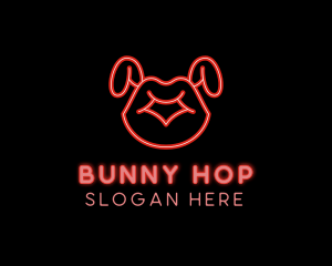 Erotic Bunny Lips logo design