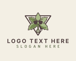 Plant - Marijuana Smoking Weed logo design