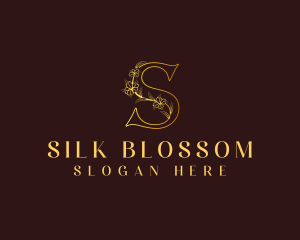 Elegant Beauty Floral Letter S logo design