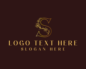 Fashion - Elegant Beauty Floral Letter S logo design