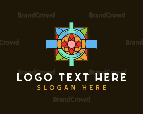 Decorative Mosaic Art Logo