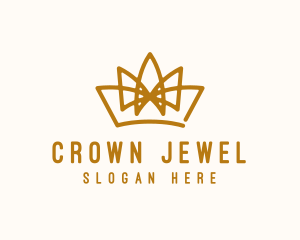 Gold Crown Accessory logo design