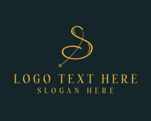 Wedding Planner - Luxury Boutique Letter S logo design