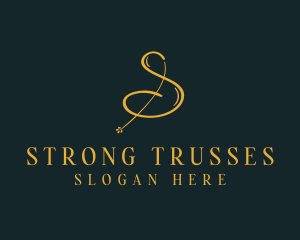 Luxury Boutique Letter S logo design