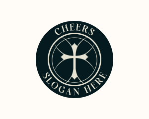 Preacher - Religious Cross Spiritual logo design