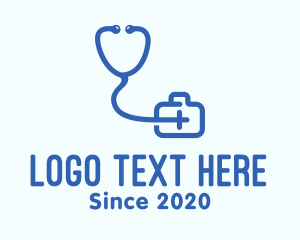 Stethoscope - Medical Doctor Consultation Clinic logo design