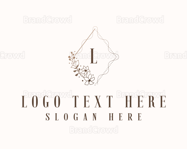 Floral Beauty Salon Logo