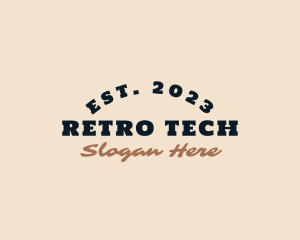 Novelty Retro Wordmark logo design