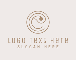 Letter C - Elegant Paisley Textile logo design