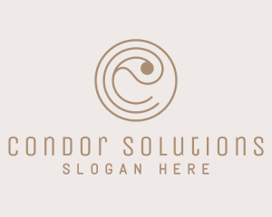 Elegant Paisley Textile logo design