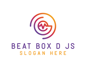 Dj - DJ Disc Frequency logo design