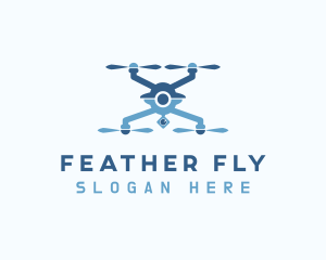 Lens Drone Videographer logo design