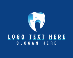 Teeth - Toothbrush Dental Clinic logo design
