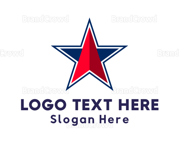 Navigational Star Arrow Logo