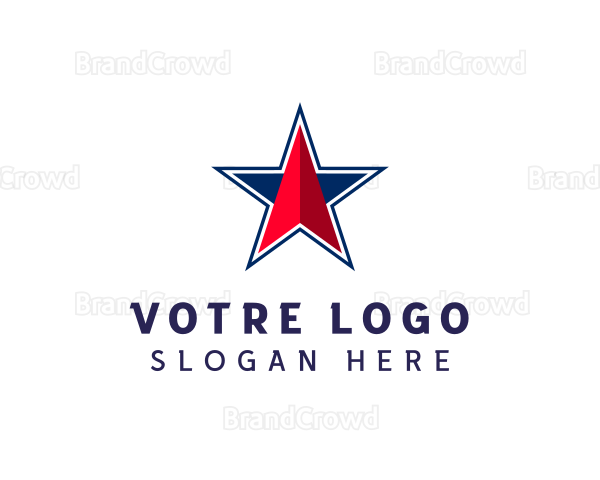 Navigational Star Arrow Logo