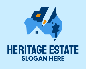 Estate - Australian Real Estate Deal logo design