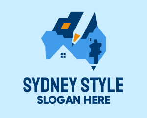 Sydney - Australian Real Estate Deal logo design