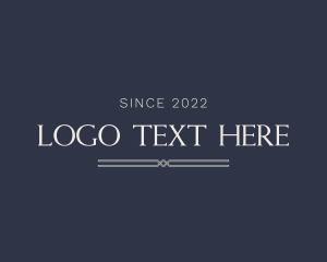 Residential - Professional Serif Wordmark logo design