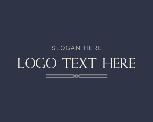 Professional Serif Wordmark Logo