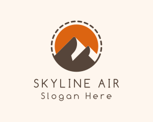 Campground - Mountain Travel Alpine logo design