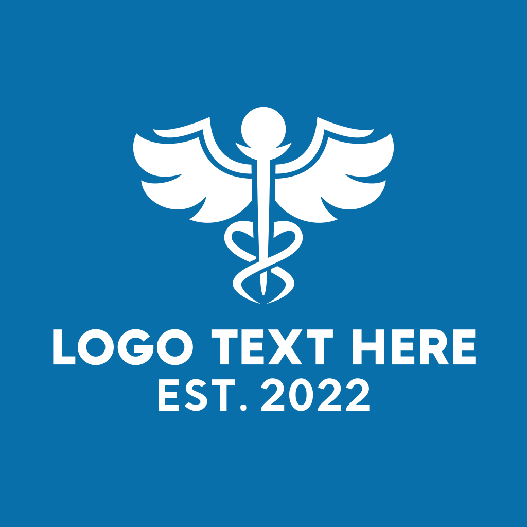 Medical Medicine Caduceus Logo | BrandCrowd Logo Maker