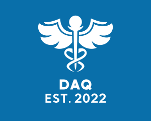 Wings - Medical Medicine Caduceus logo design