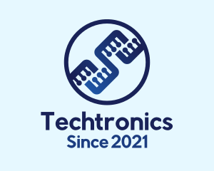 Electronics - Electronic Circuit Badge logo design