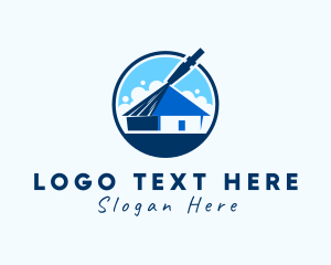 House - Residential House Pressure Cleaning logo design