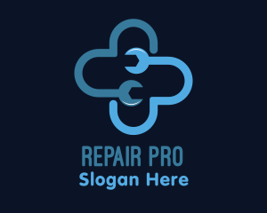 Fix - Plumbing Fix Cross logo design