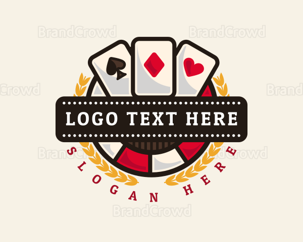 Casino Card Gaming Logo