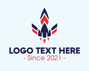 Tourism Agency - Space Shuttle Launch logo design