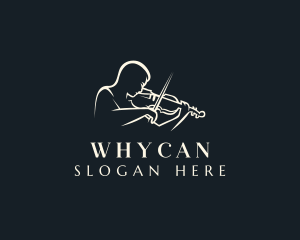 Instrument - Violin Instrument Performer logo design