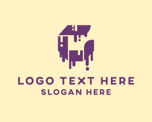 Designer - Ink Drip Letter G logo design