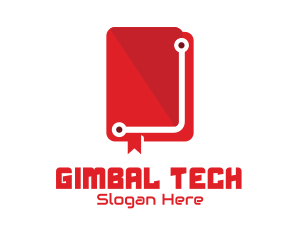 Tech Book Manual logo design