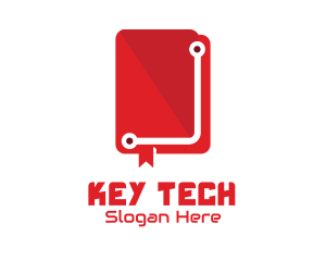 Tech Book Manual logo design