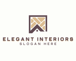 Home Tile Flooring logo design