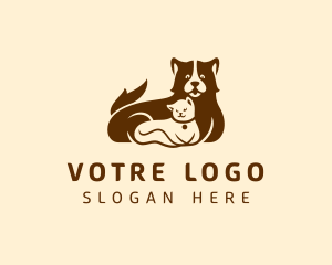 Fur - Veterinary Animal Pet logo design