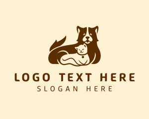 Negative Space - Veterinary Animal Pet logo design