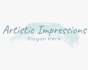 Watercolor Brush Beauty logo design