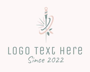 Medicine - Herb Acupuncture Needle logo design