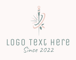 Traditional - Herb Acupuncture Needle logo design