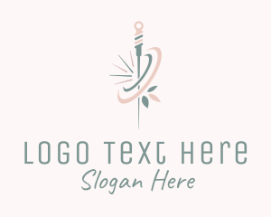 Herb Acupuncture Needle  Logo